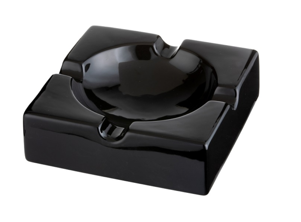 Cigar Ashtray Ceramic Black